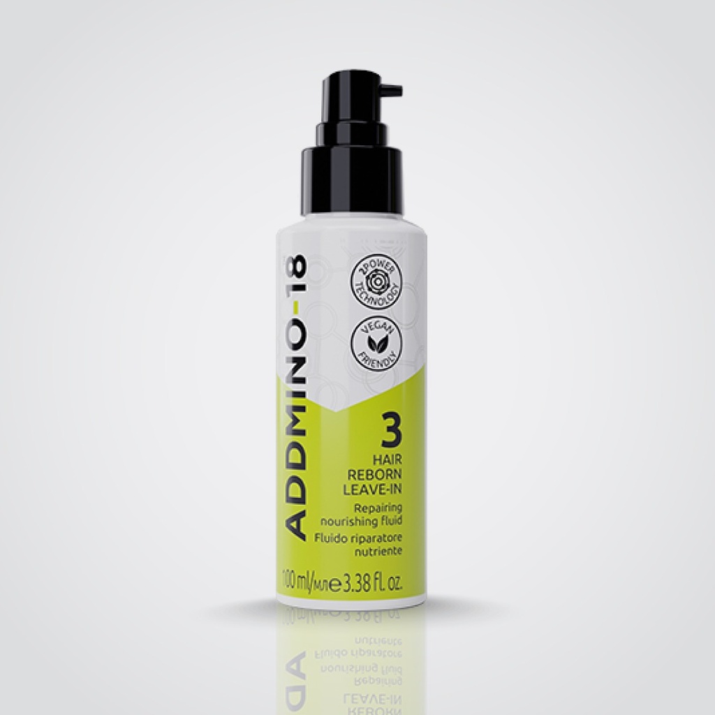 Addmino-18 - (3) Hair Reborn Leave-in - (N Fluid) - 100ml