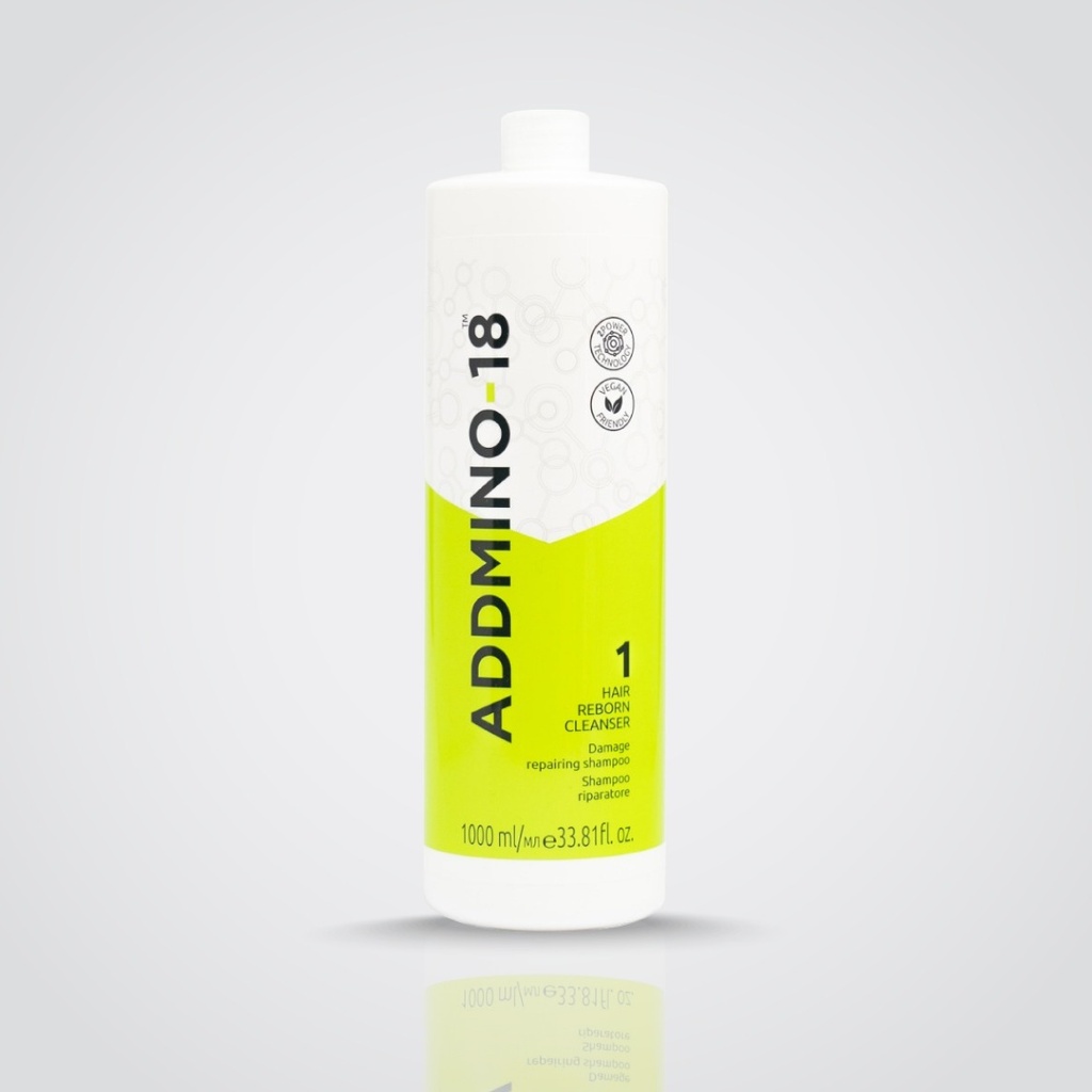 Addmino-18-(1) Hair Reborn Cleanser - (Damage Shampoo) - 1L