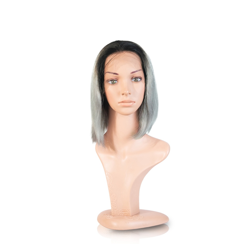 Al Nasaem - Wig - 6322A - 100% Human - (AMAL)# T1B/ Silver