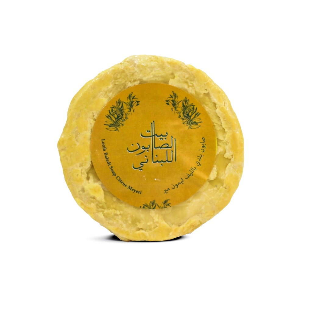 بيت الصابون - ليفة الليمون و المر بالصابون البلدي - 300 غرام