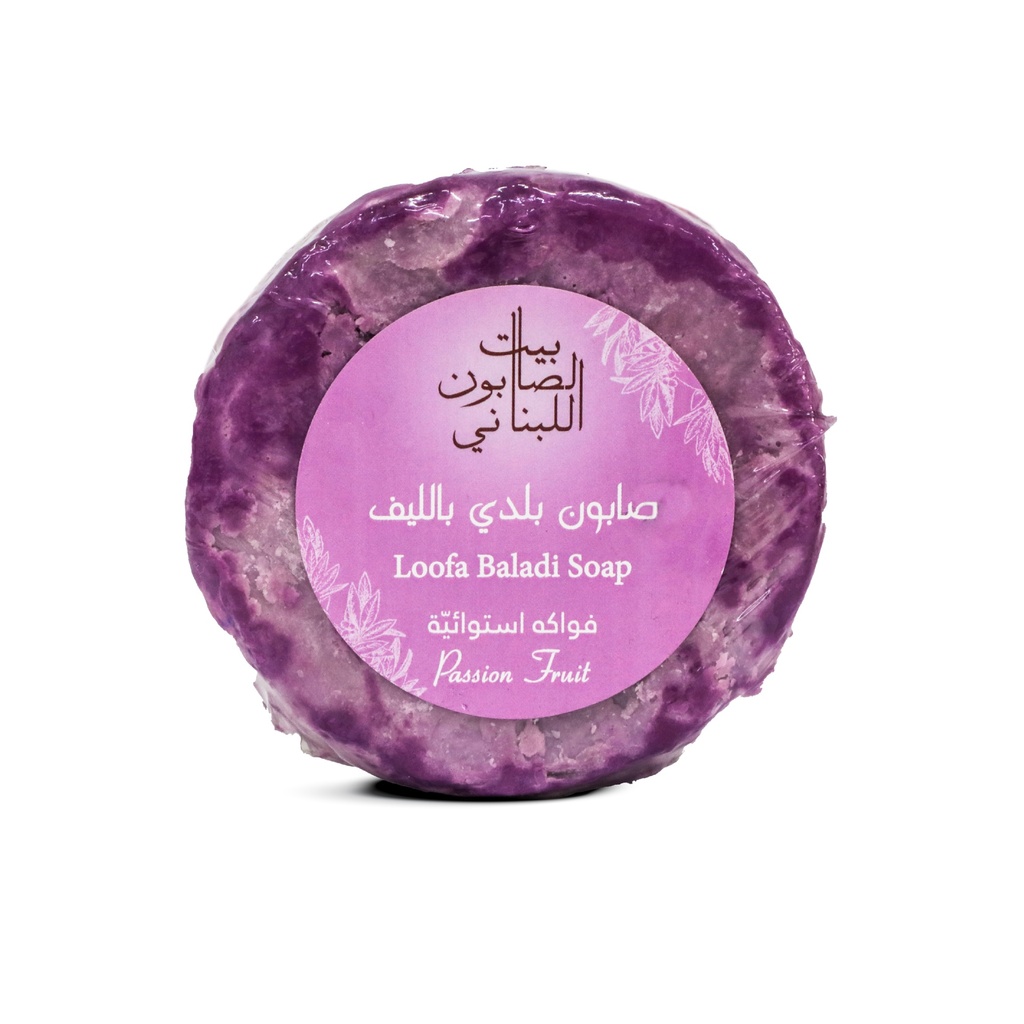 بيت الصابون - ليفة الفواكه الاستوتئية بالصابون البلدي - 300 غرام