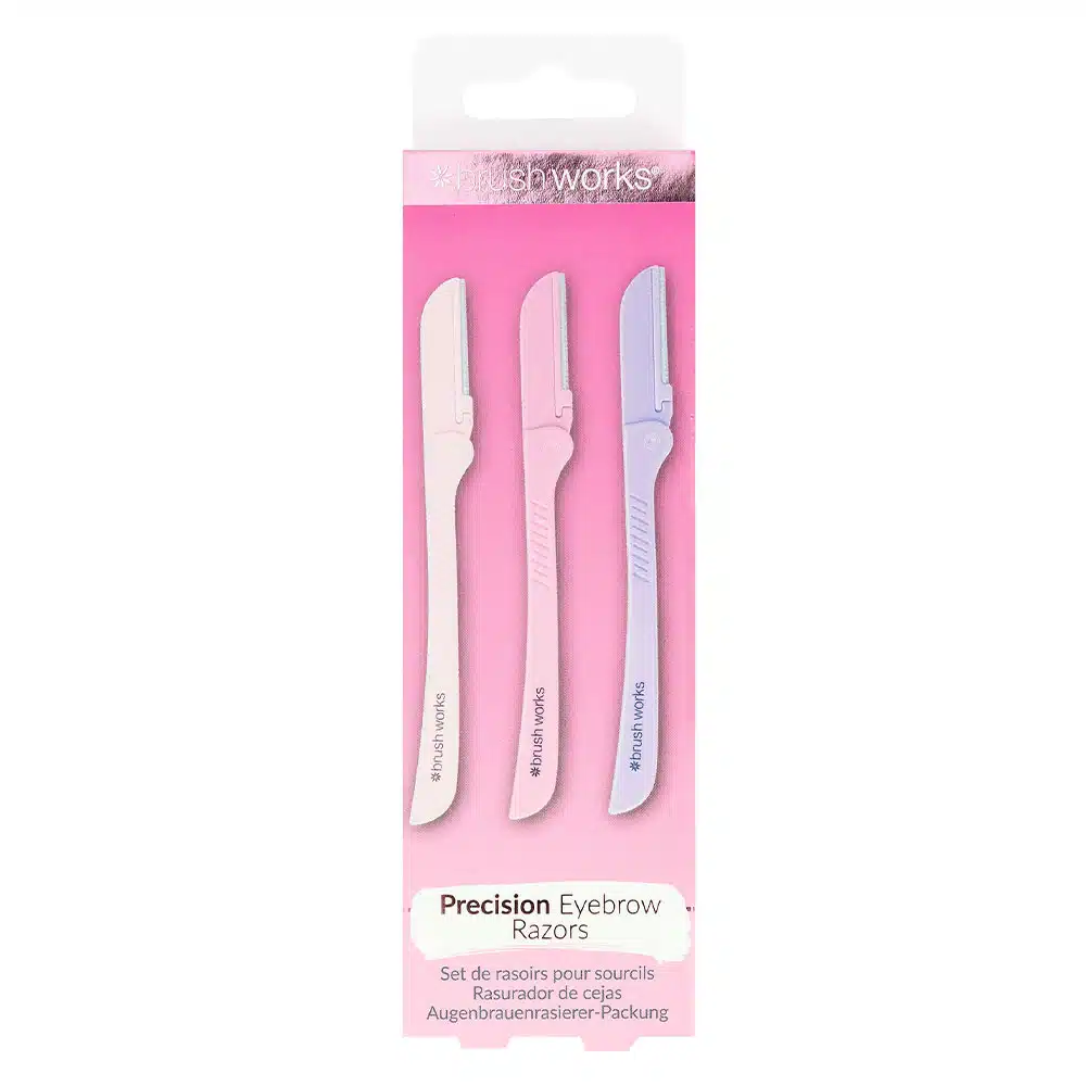 Brushworks - Eyebrow Razor (Pack Of 3)