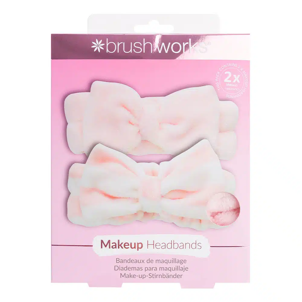 Brushworks - Makeup Headbands - 2 Pack