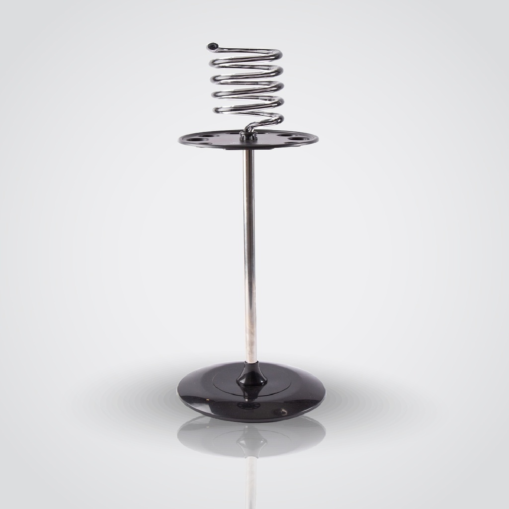 Be Beauty - Hair Dryer Stand  - Scroll - Color# Black