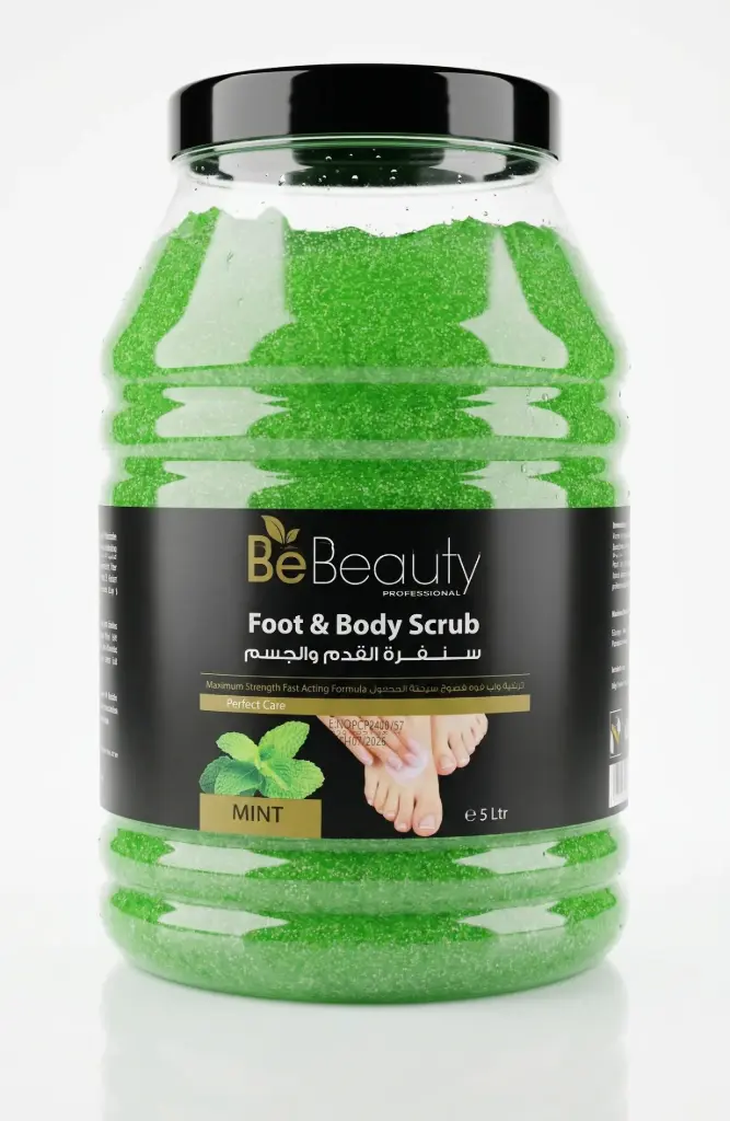 Be Beauty - Foot Scrub - Mint - 5L