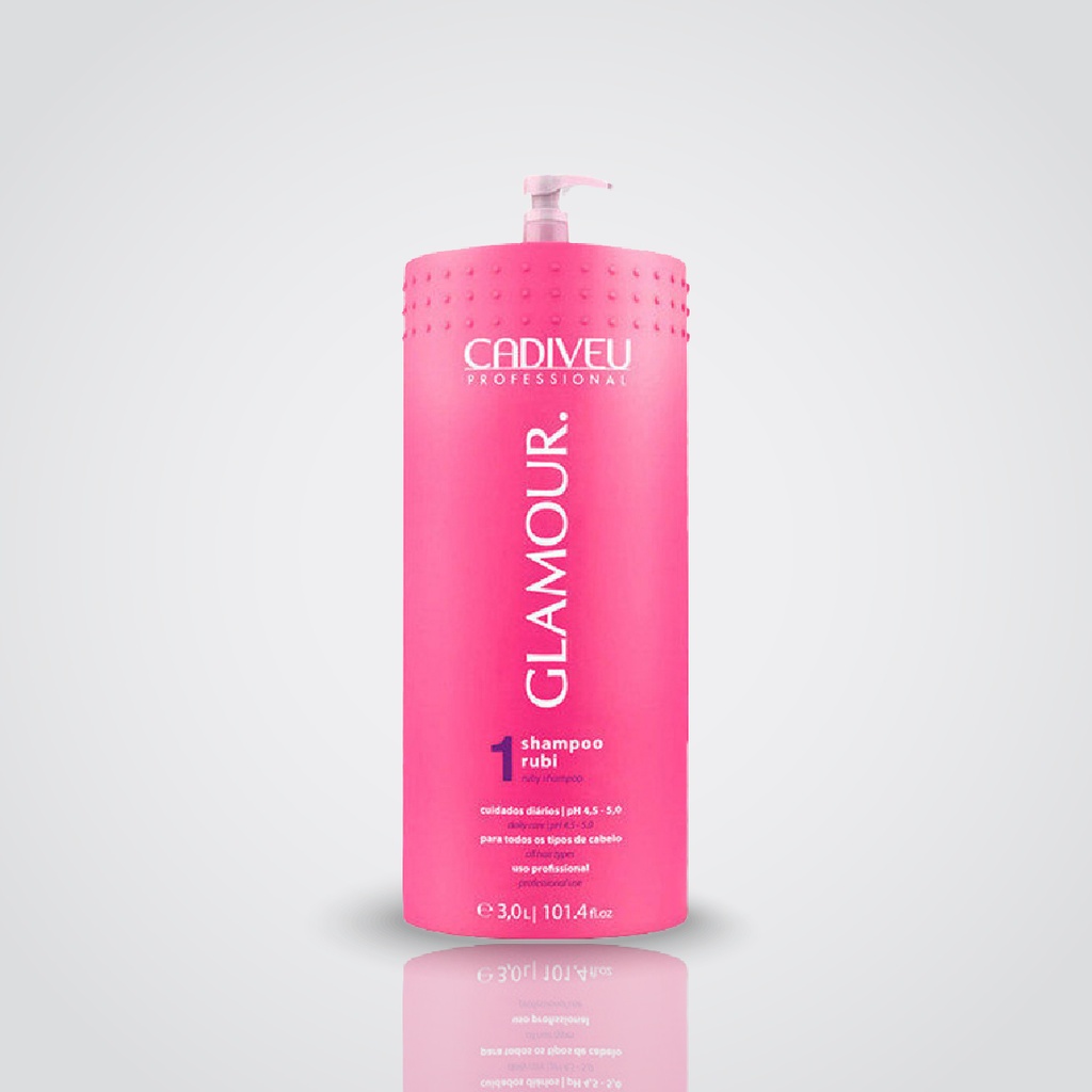 Cadiveu - Glamour - 1/Ruby Shampoo - Daily Care - 3L
