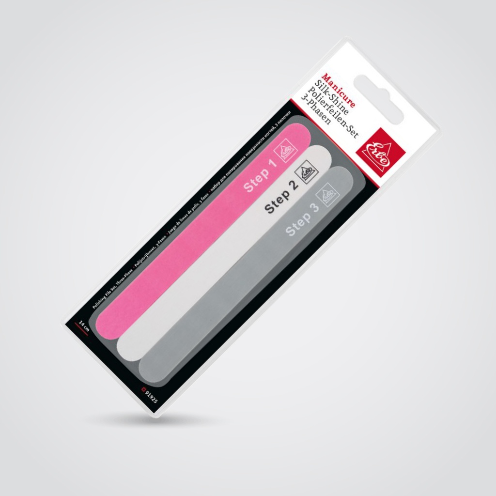 Erbe Solingen - Polishing Nail File - Size 14cm - 3pc - Model# 91925 