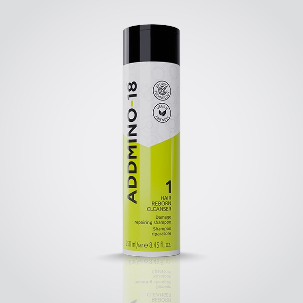 Addmino-18 - (1) Hair Reborn Cleanser - (Damage Shampoo) - 250ml