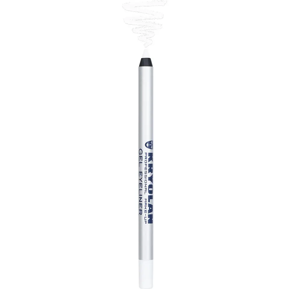 Kryolan - Gel Eyeliner Pencil - 01090 - White