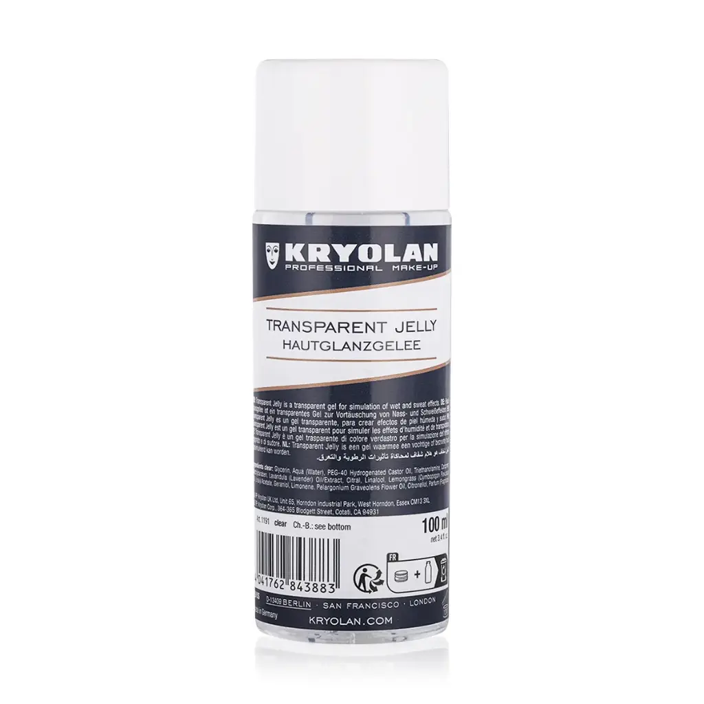 Kryolan - Transparent Jelly - 100ml - Clear - 01191-CLEAR