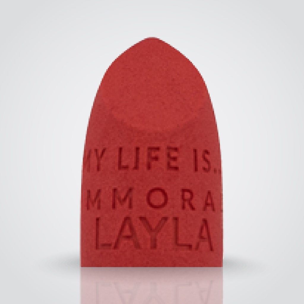 Layla - Immoral - Mat Lipstick - Coral Resin - N.13