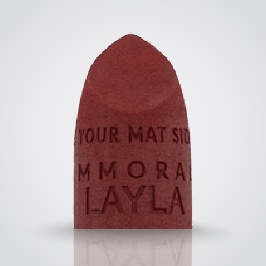 Layla - Immoral - Mat Lipstick - Nairobi - N.8