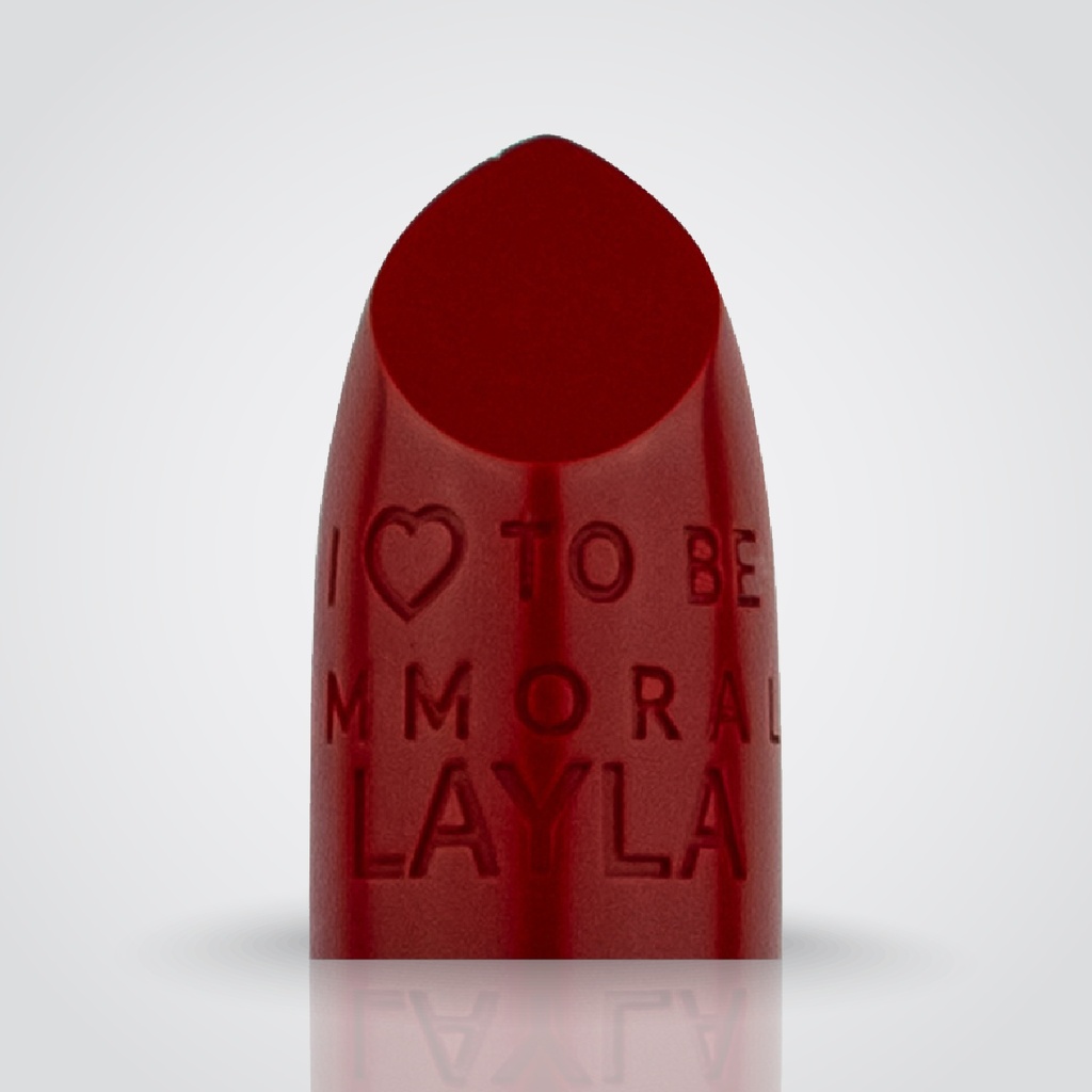 Layla - Immoral - Shine Lipstick - Royal Red - N.30