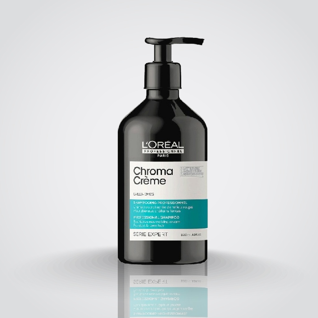 Loreal - Chroma - Green Dyes -  For Dark Brown Hair – Shampoo – 500ml