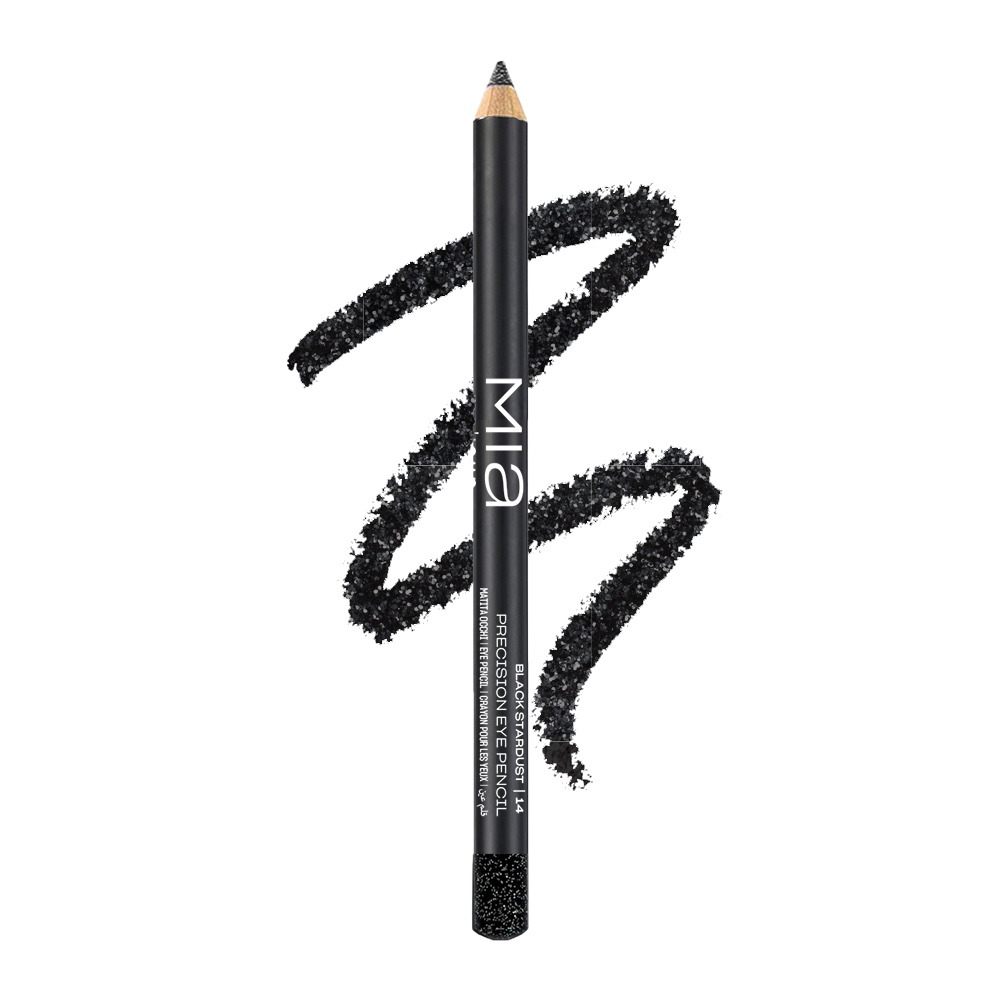Mia - Precision Eye Pencil - 14 Black Stardust