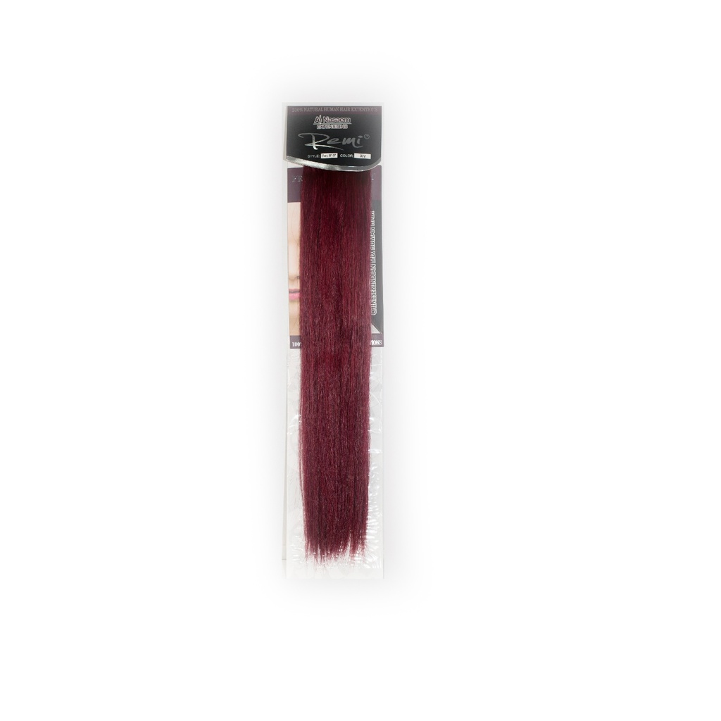 Remi - Hair Extension STW Length 18 Inch - Color# 33 V - Light Red (Cyclamen)