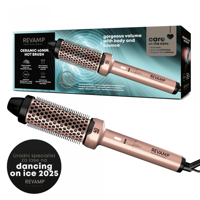 Revamp_Ceramic 40 مم هوت براش-BR-1400GD فرشاة حرارية