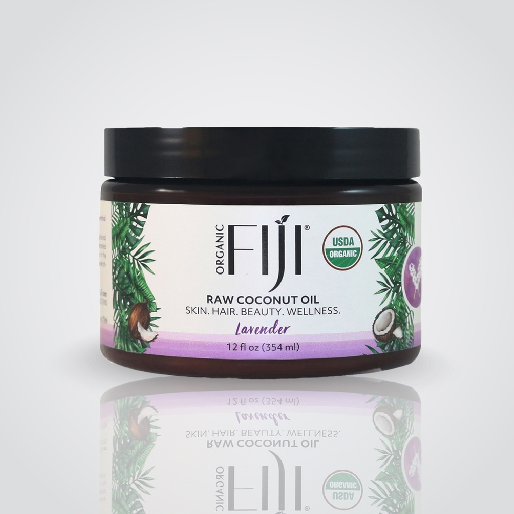Fiji Organic - Certified Organic Raw Coconut Oil -Lavender - 354 ML