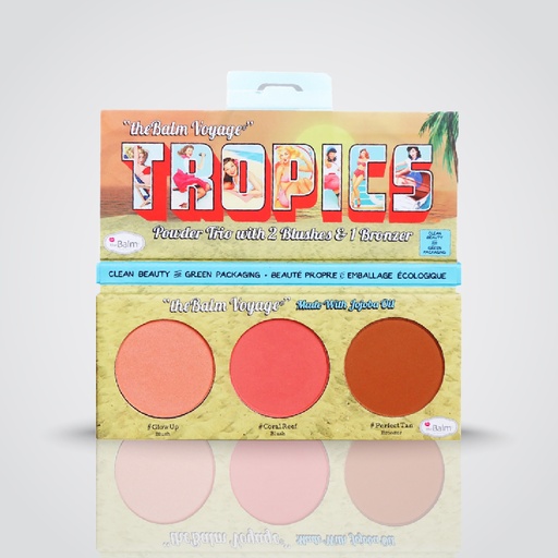 The Balm Voyage TROPICS Powder Trio