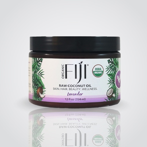 Fiji Organic - Certified Organic Raw Coconut Oil -Lavender - 354 ML