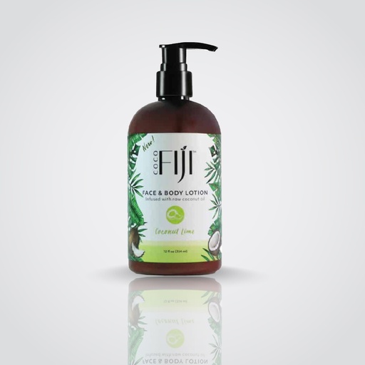 Fiji Organic - Face & Body Lotion - infused with raw coconut oil - Lemongrass Tangerine - 354 ML