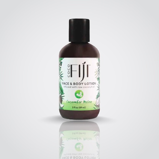 Fiji Organic - Face & Body Lotion - infused with raw coconut oil - Lemongrass Tangerine - 89 ML