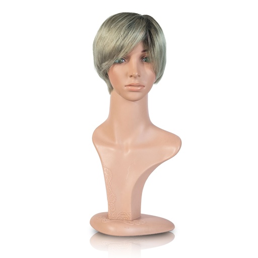 Al Nasaem - Wig - 7804 - 100% Human - (FATMA)# T1B/ Silver