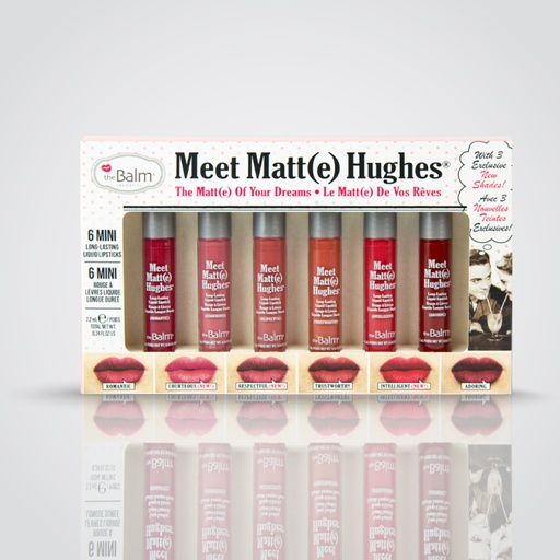The Balm - Meet Matte Hughes  Set Of 6 Mini Kit# 12
