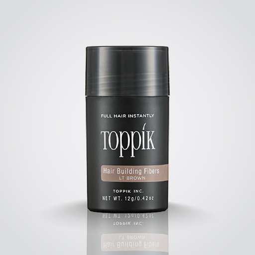 Toppik - Hair Building Natural Keratin Fibers - Color# Light Brown - 12g 