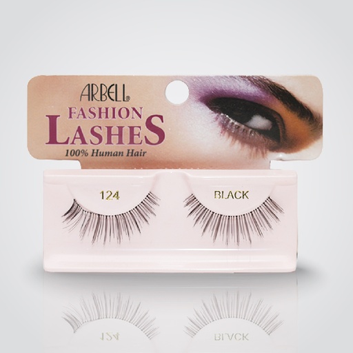 [899312454423] ARBEL - Eyelashes - 124 - BLACK
