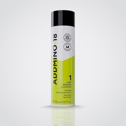 Addmino-18 - (1) Hair Reborn Cleanser - (Damage Shampoo) - 250ml