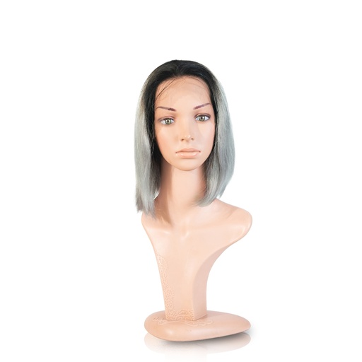 Al Nasaem - Wig - 6322A - 100% Human - (AMAL)# T1B/ Silver