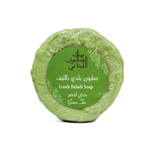 بيت الصابون - ليفة الشاي الاخضر بالصابون البلدي - 300 غرام
