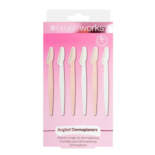 Brushworks - Angled Dermaplaners (Pack Of 6)