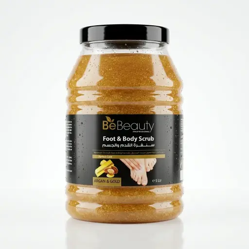 Be Beauty - Foot Scrub - Argan & Gold -5L