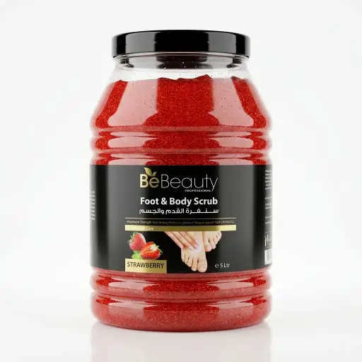 Be Beauty - Foot Scrub - Strawberry - 5L