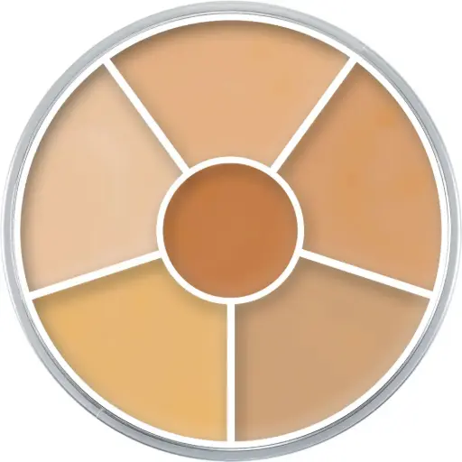 [71306D30DLAVENDER VEIL] Kryolan - Derma Color Rainbow SET 6 Color - 71306D30DLAVENDER VEIL