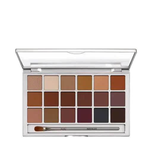 [05318-V5] Kryolan - Eyeshadow Palette Variety - 18 Color - 05318-V5
