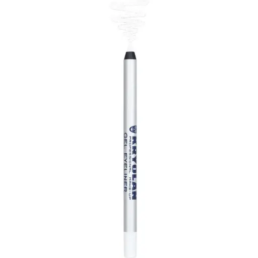 [01090-WHITE] Kryolan - Gel Eyeliner Pencil - 01090 - White