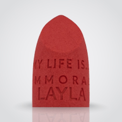 Layla - Immoral - Mat Lipstick - Coral Resin - N.13