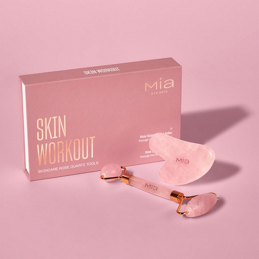 [KK009] Mia - Skin Workout Skincare Rose Quartz Tools
