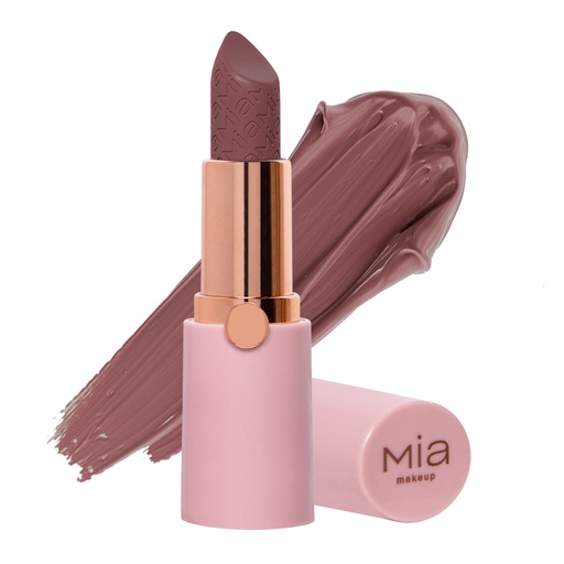 [ZA521] Mia - Wet Flow Rich & Shine Lipstick 08 Smoked Hazel