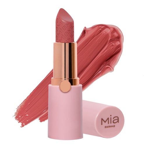 [ZA523] Mia - Wet Flow Rich & Shine Lipstick 10 Coral Brave