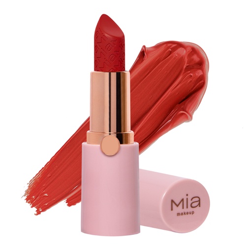 [ZA524] Mia - Wet Flow Rich & Shine Lipstick 11 Spicy Red